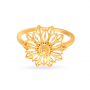 Stunning Floral Gold Ring