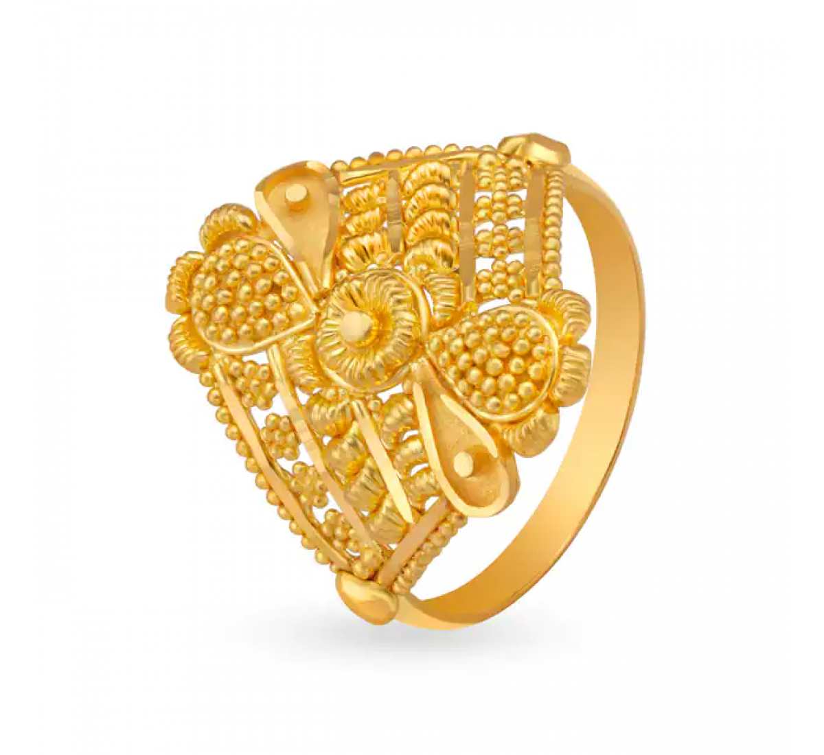 Jorah Floral Gold Ring
