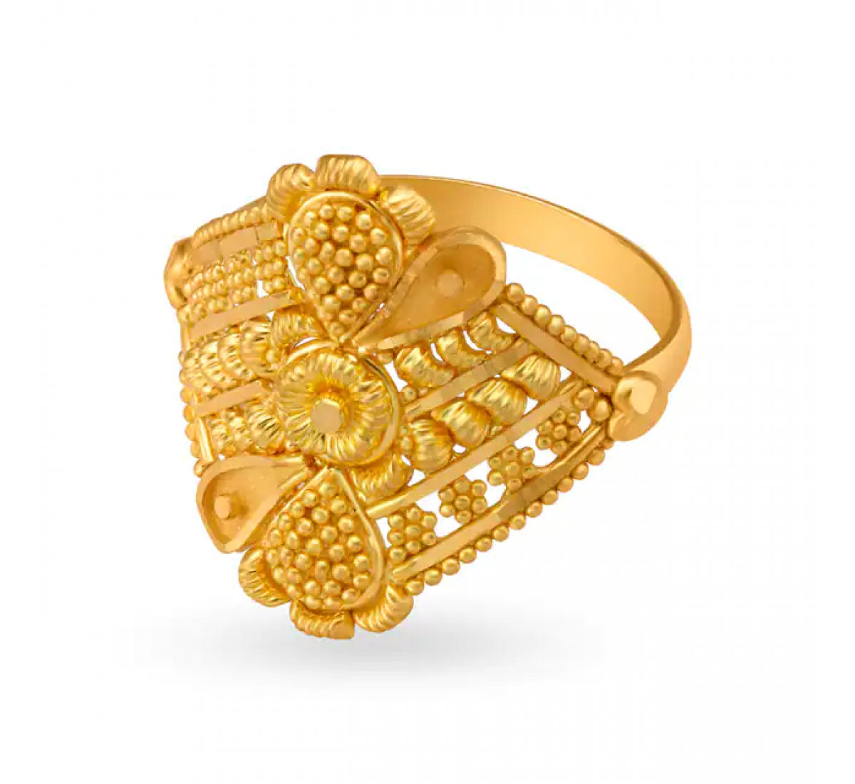 Jorah Floral Gold Ring