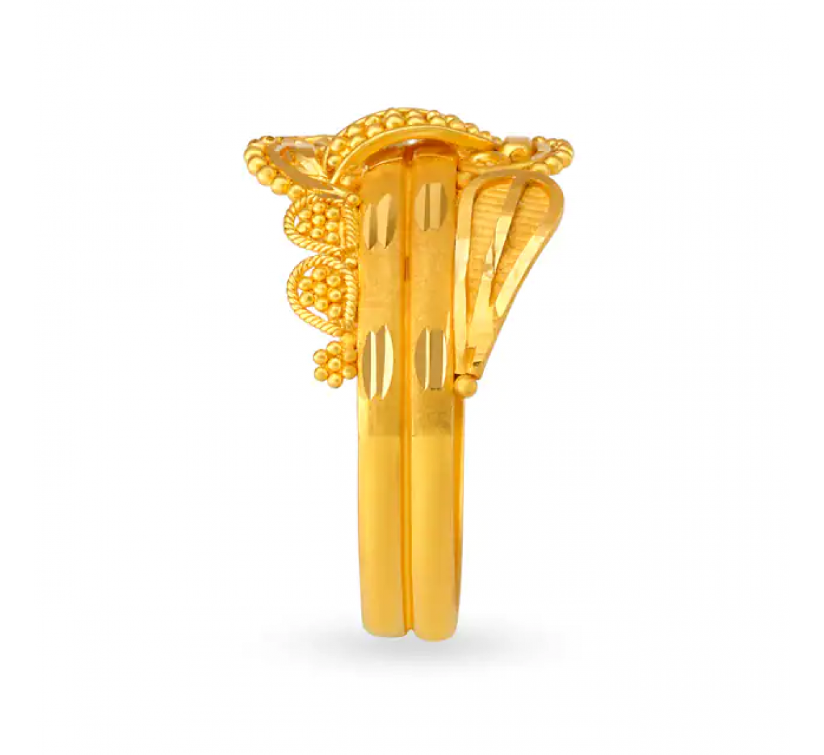 Peregrine Filigree Gold Ring