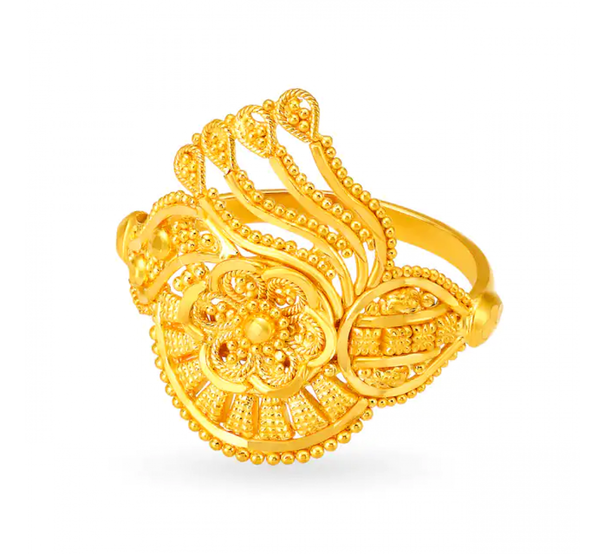 Unique Carved Gold Ring