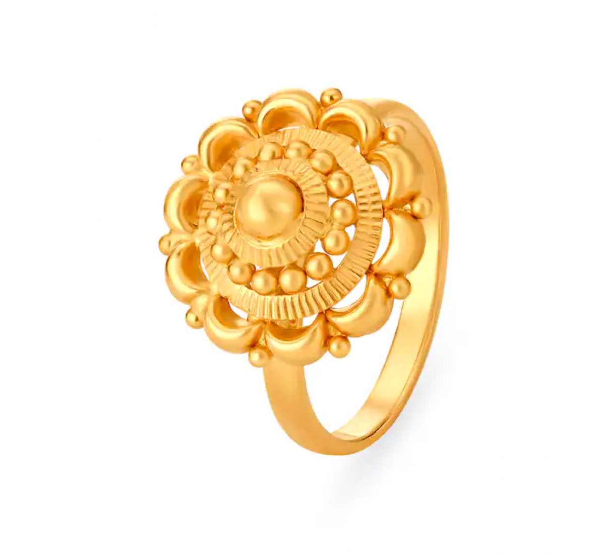 Satyana Glow Floral Gold Ring