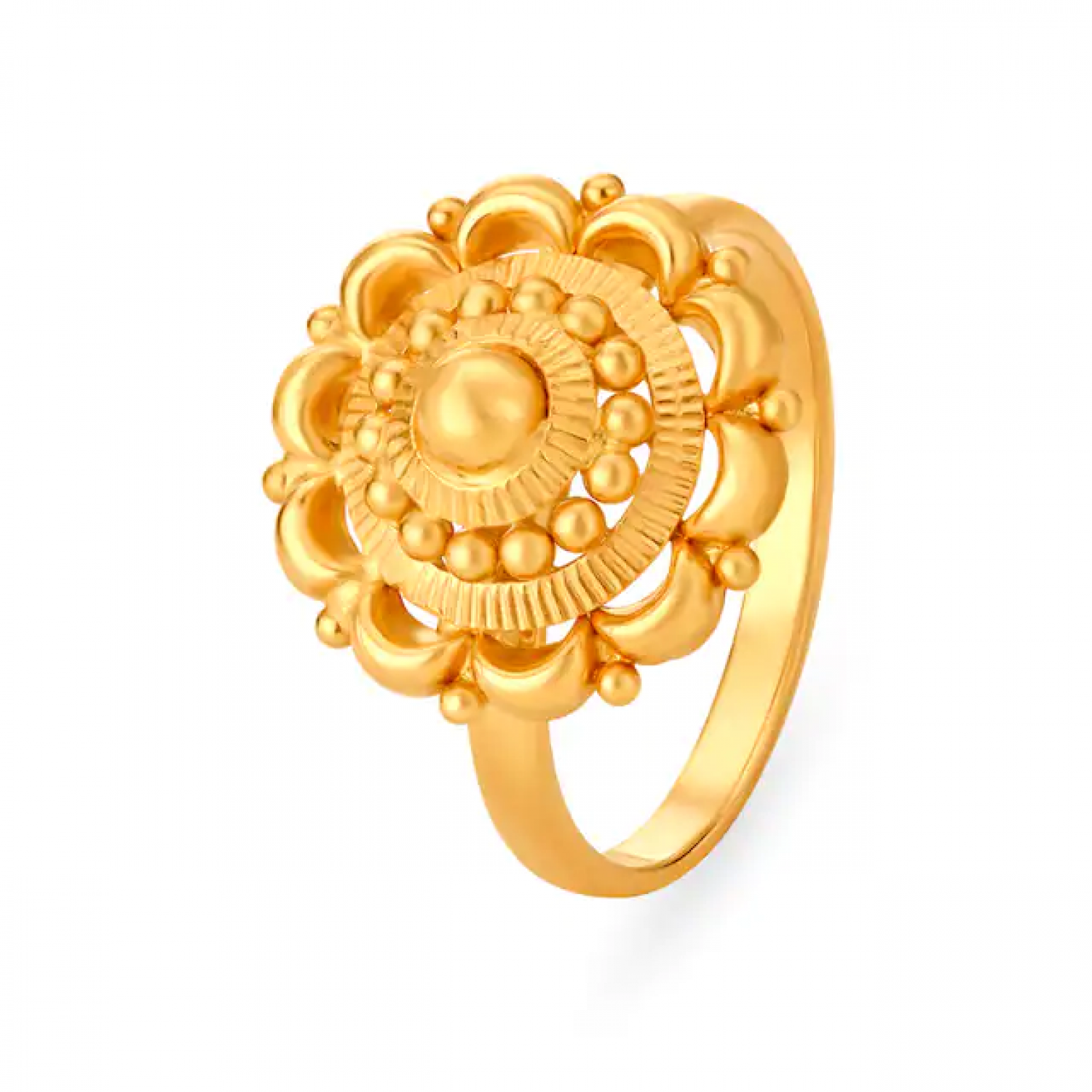 Satyana Glow Floral Gold Ring