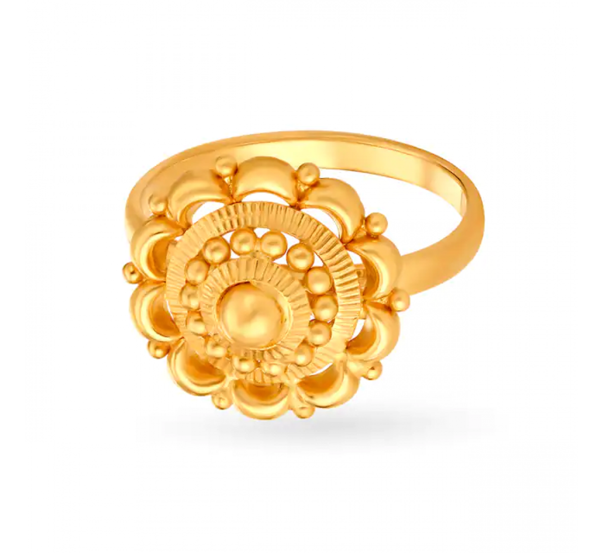 Satyana Glow Floral Gold Ring