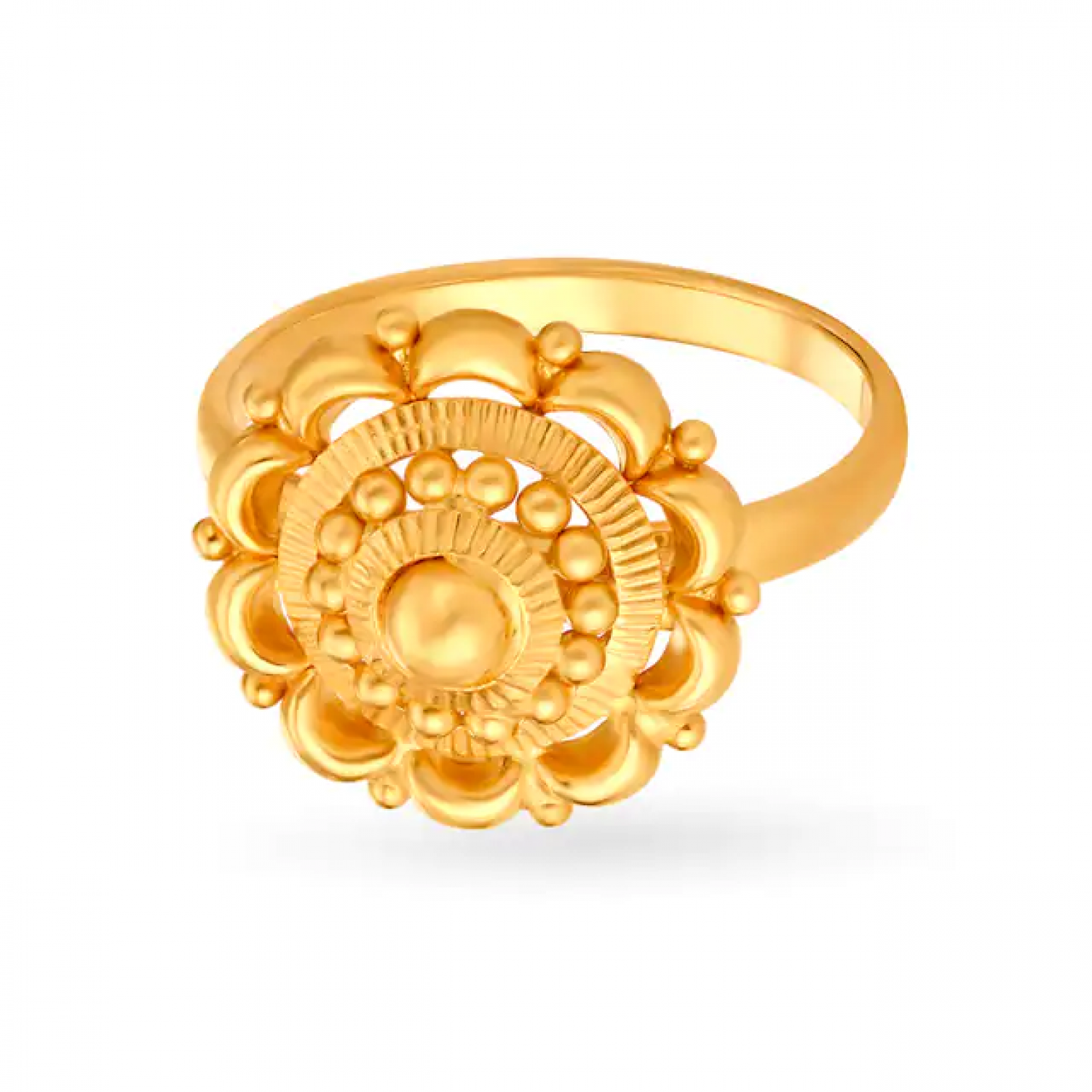 Satyana Glow Floral Gold Ring