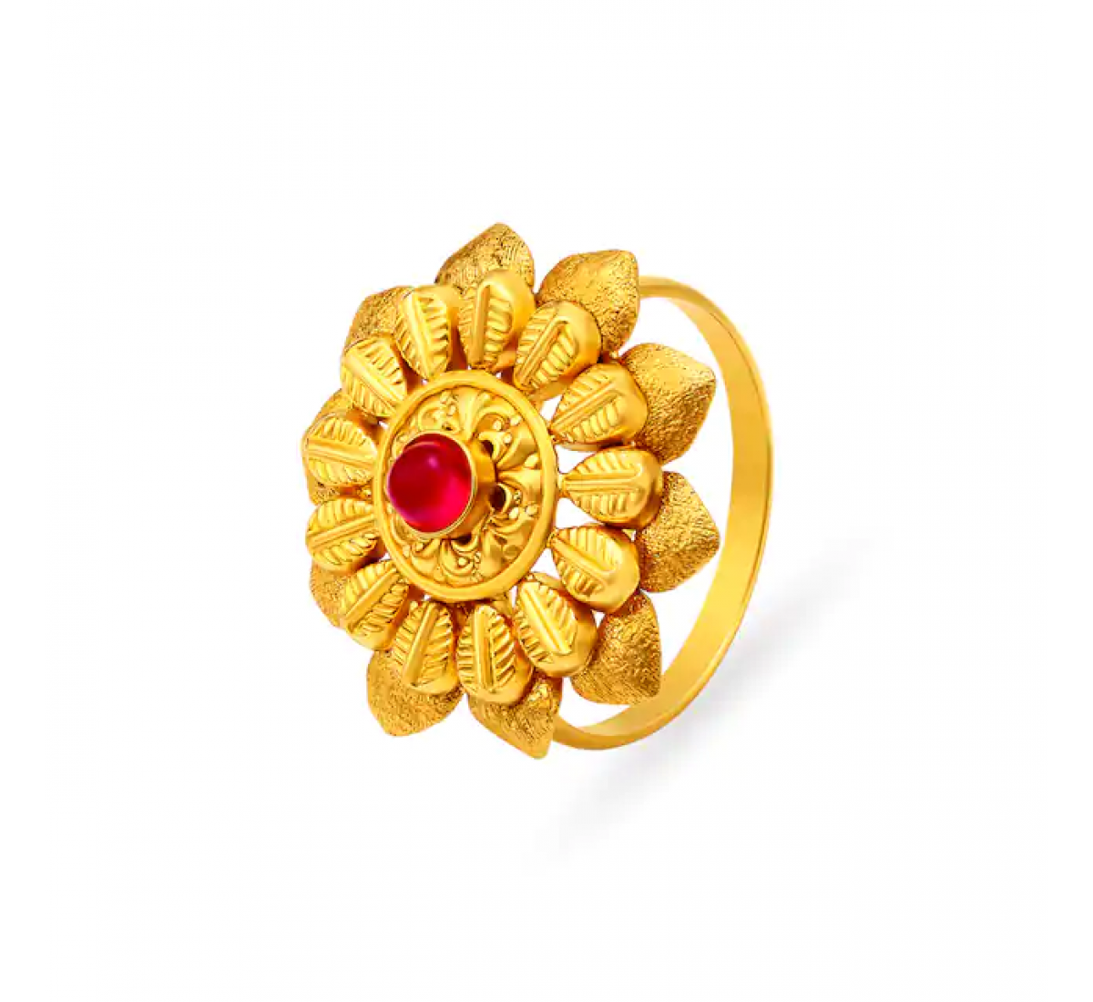 Lustrous Royal Gold Ring