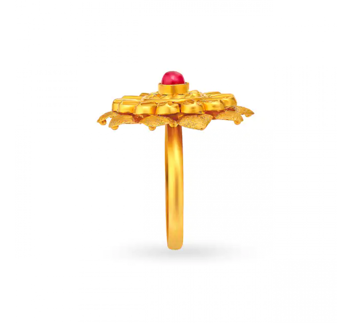 Lustrous Royal Gold Ring