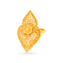 Glamorous Jaali Work Gold Ring