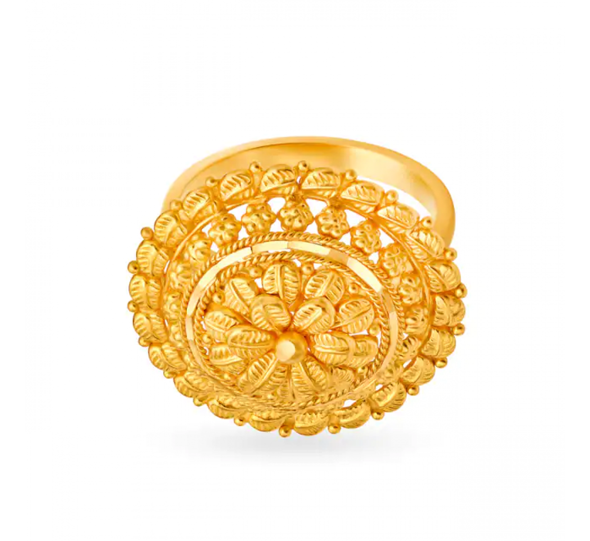 Talon Floral Gold Ring