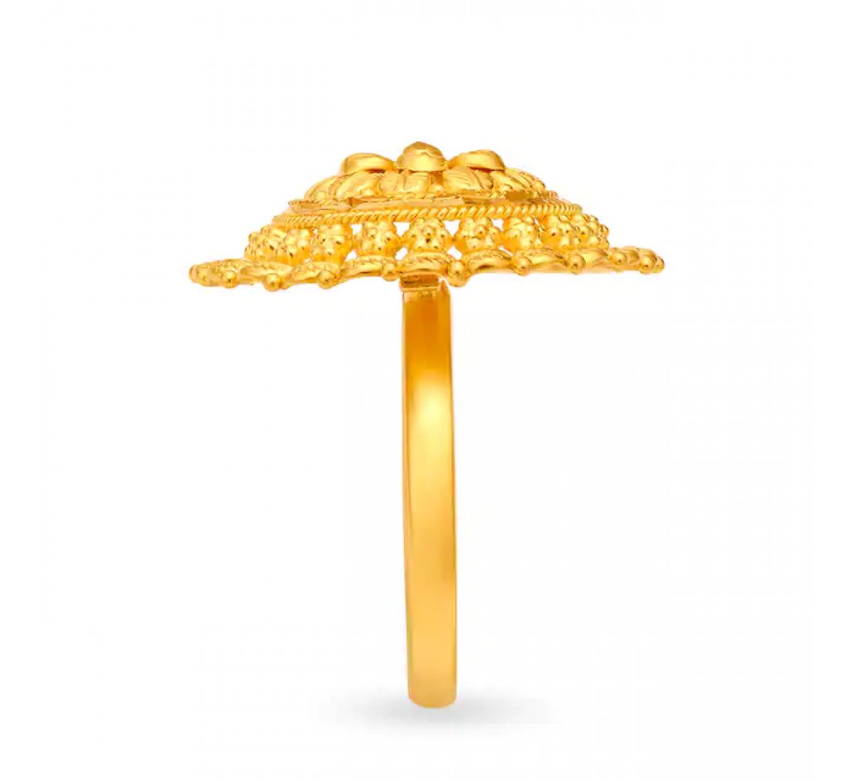 Talon Floral Gold Ring