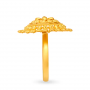 Talon Floral Gold Ring