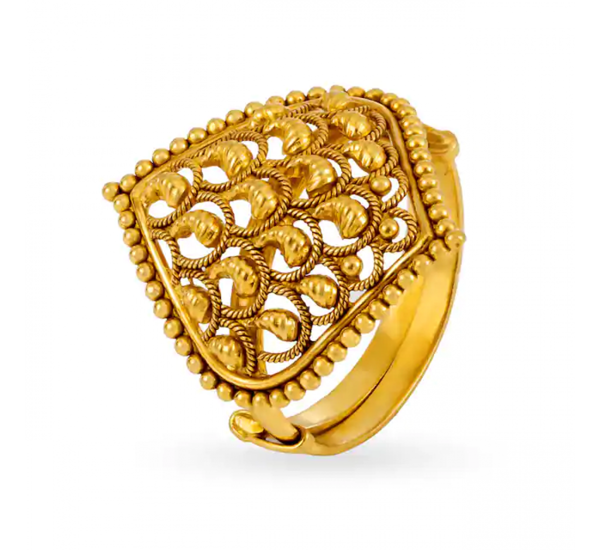 Imperial Leaf Gold Ring