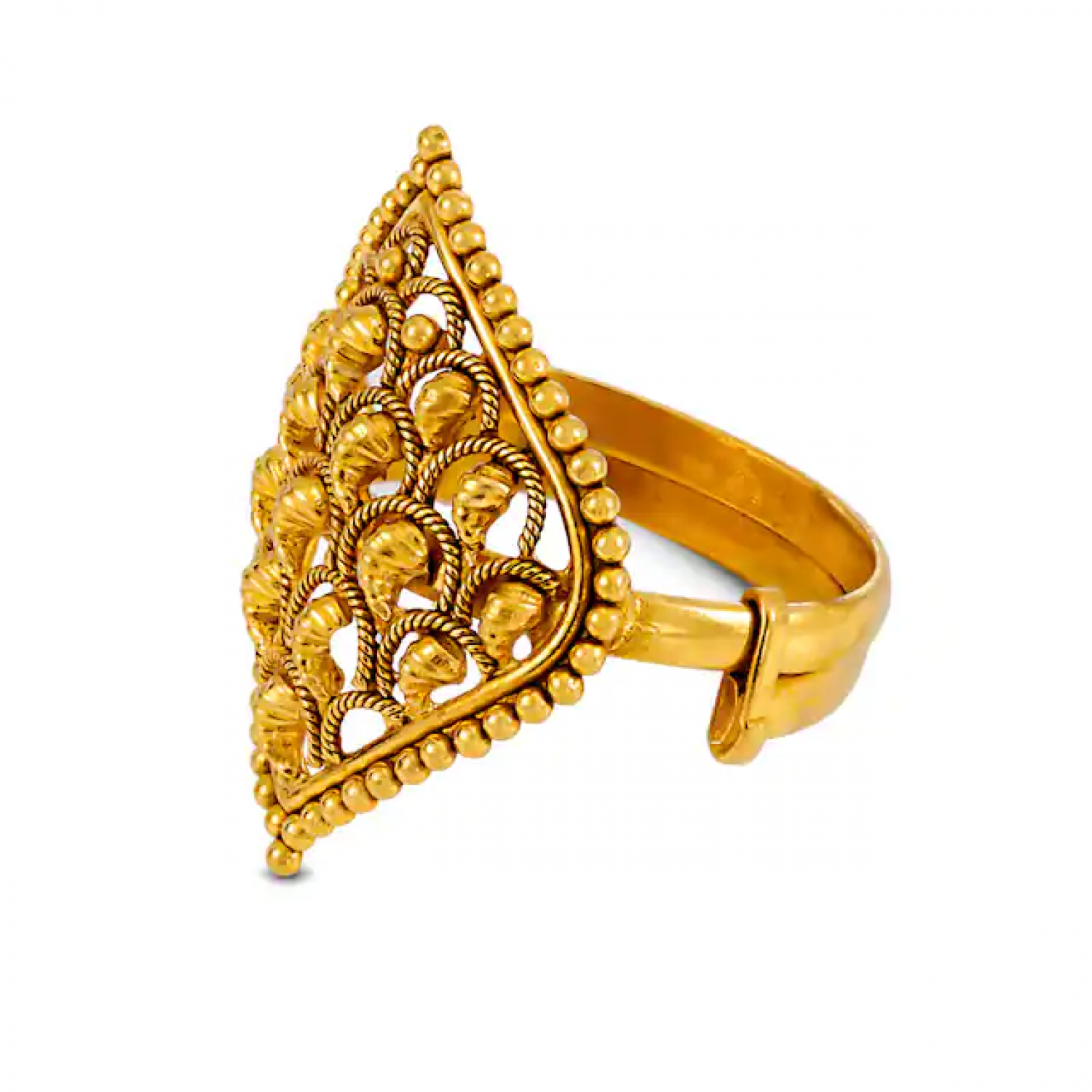 Imperial Leaf Gold Ring