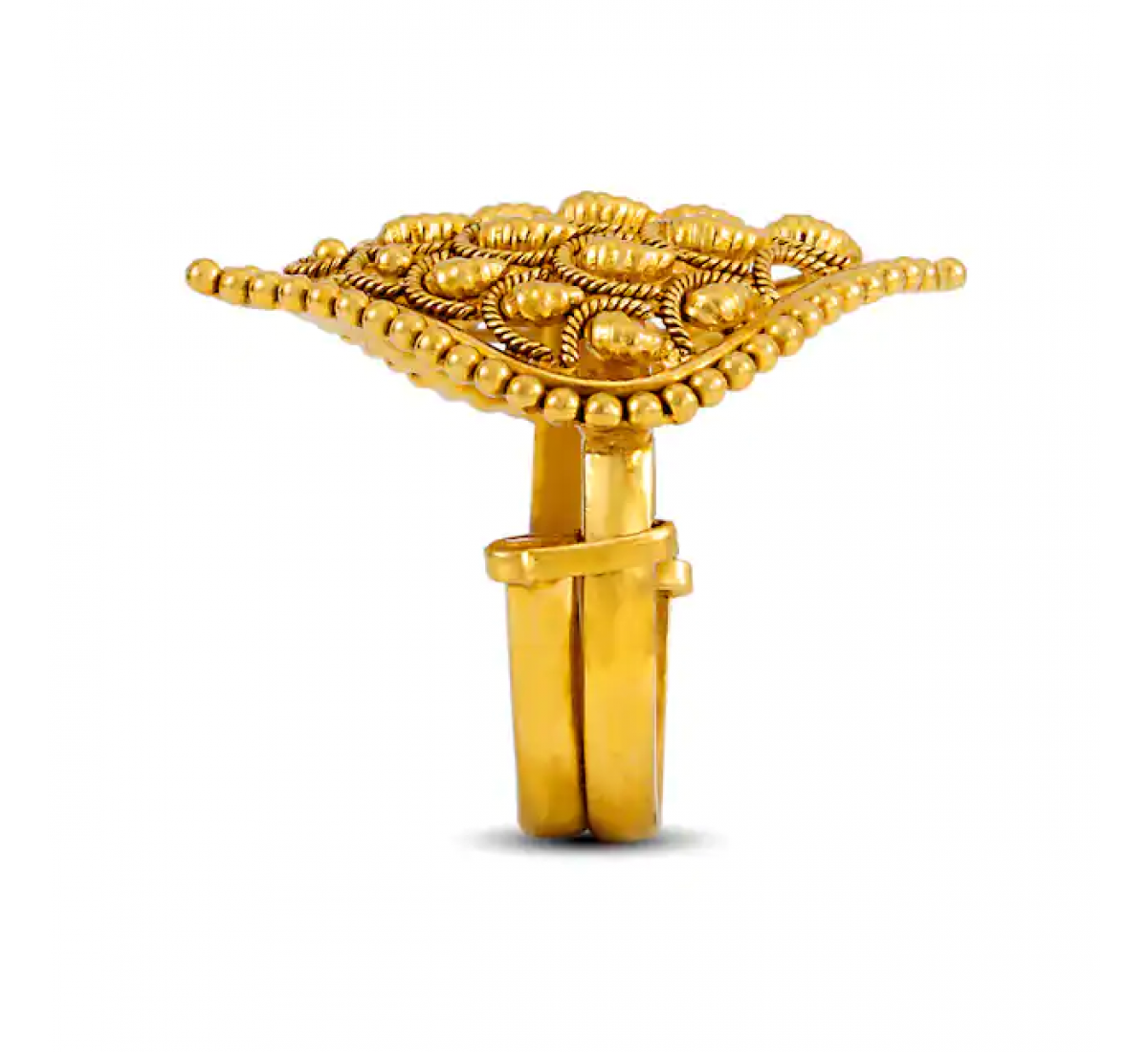 Imperial Leaf Gold Ring