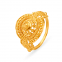Elaborate Tiered Gold Ring