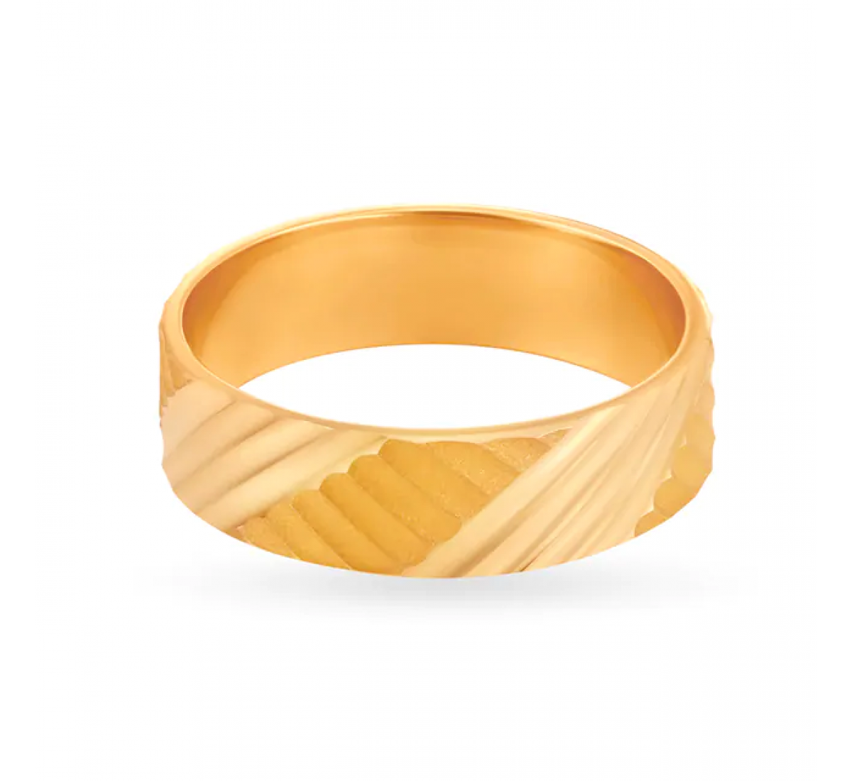 Handsome Gold Striped Ring