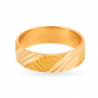 Handsome Gold Striped Ring