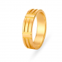 Splendid Gold Ridged Ring