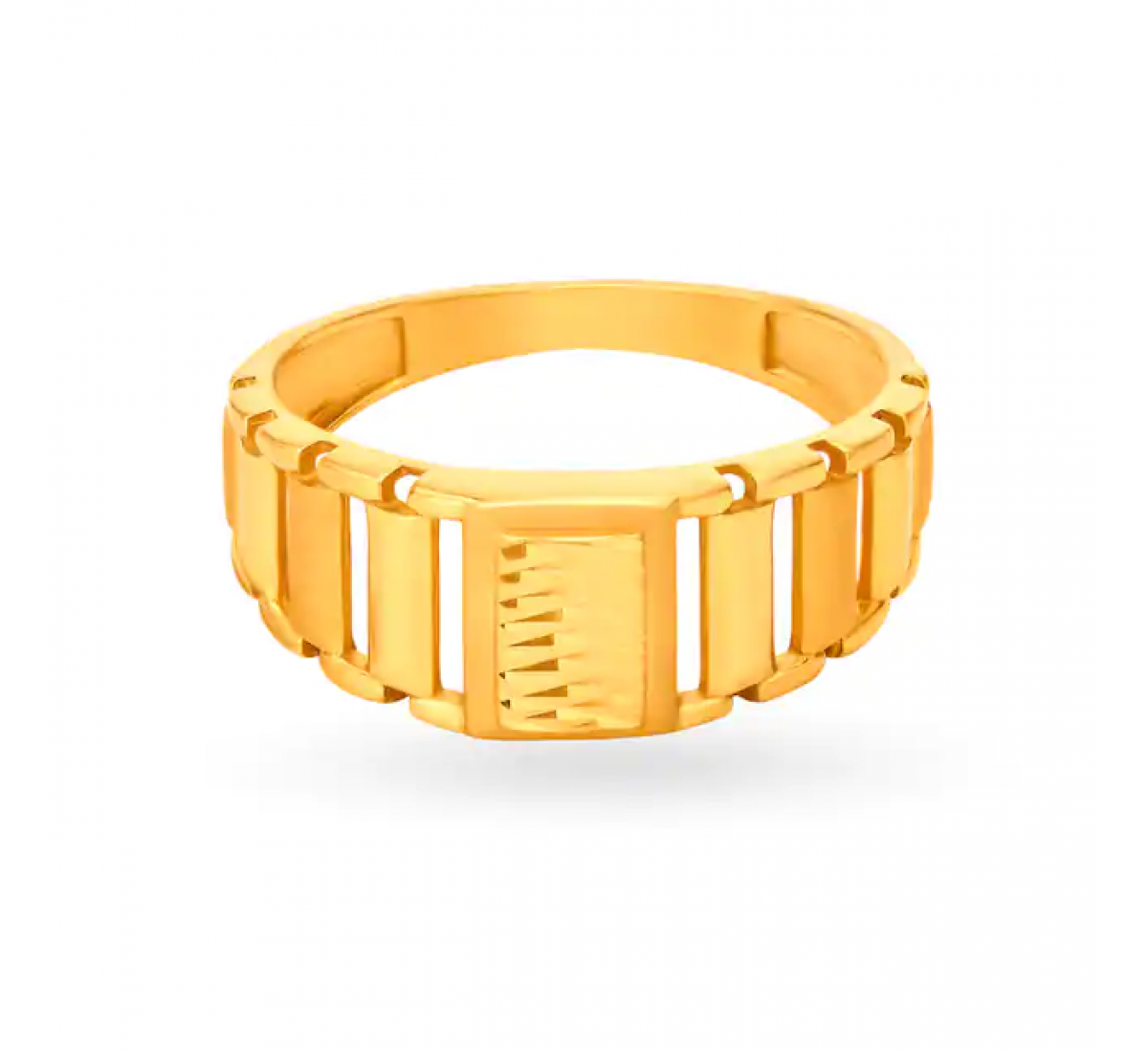 Stylish Gold Mesh Ring