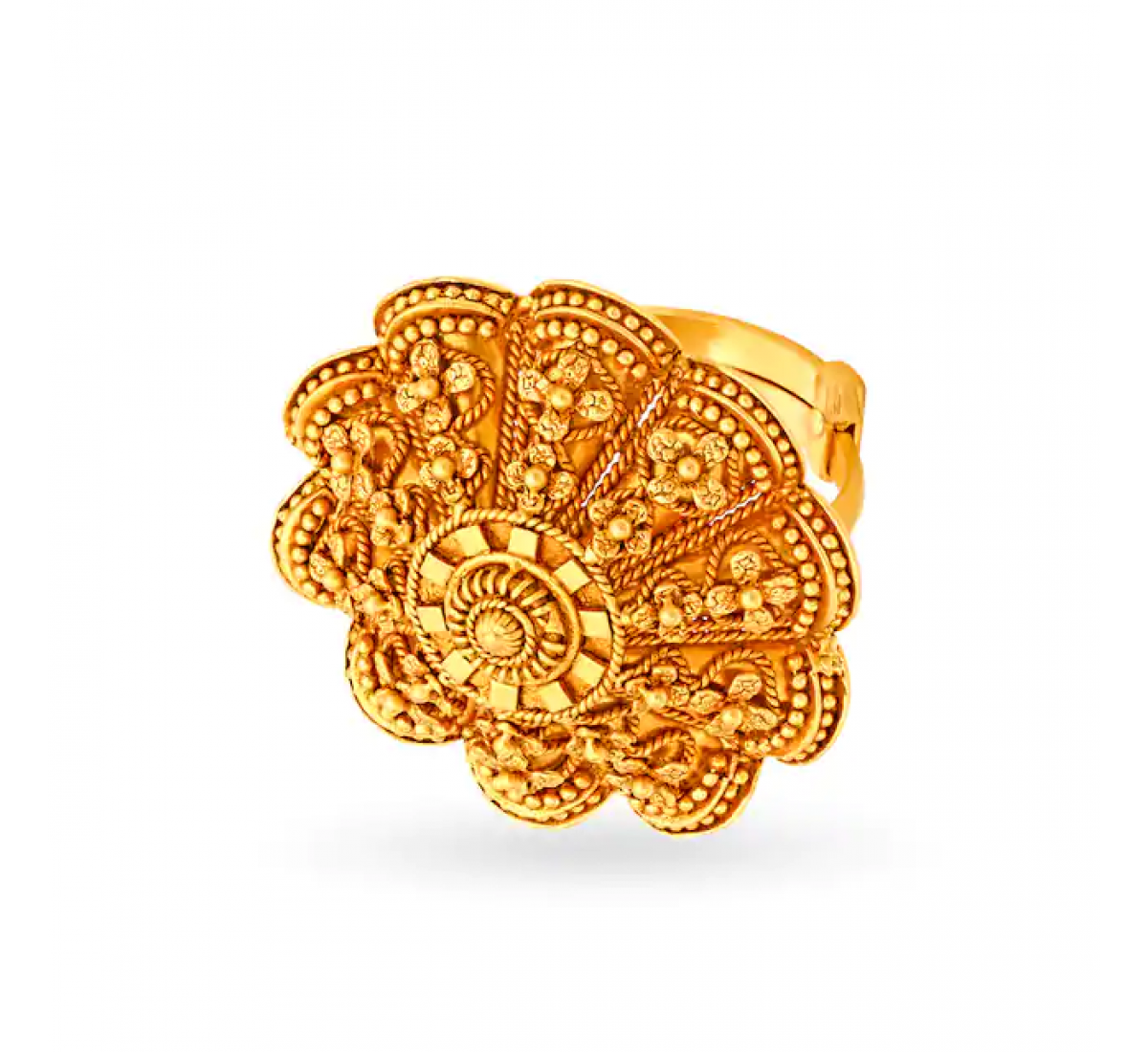 Tamsint Gold Floral Ring