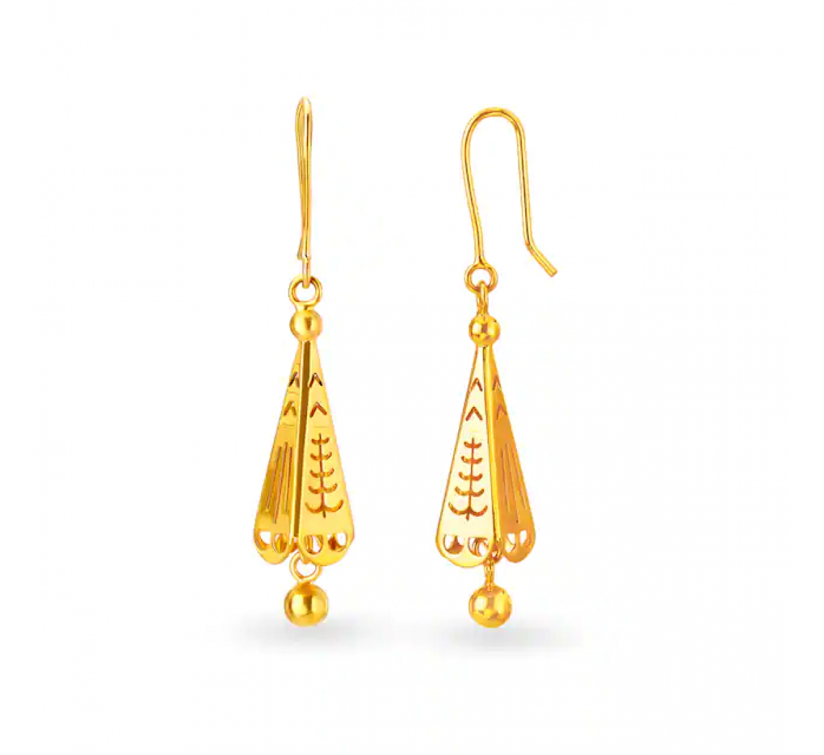 Delightful Hoop Gold Earrings