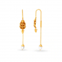 Devotional Deity Sui Dhaga Gold Earrings