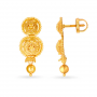 Lavish Drop Gold Earrings