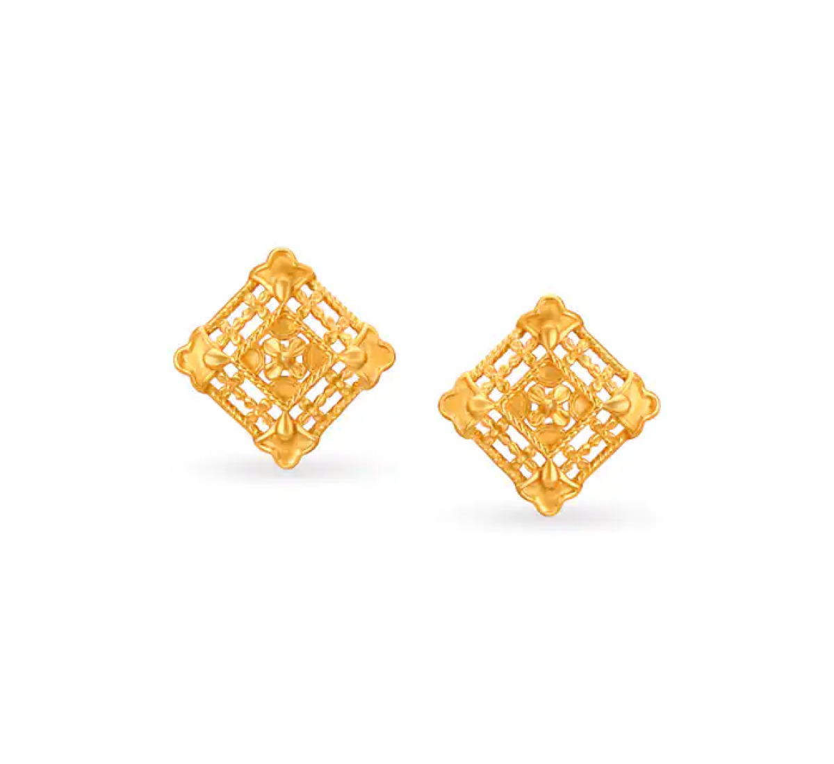 Unique Enchanting Gold Stud