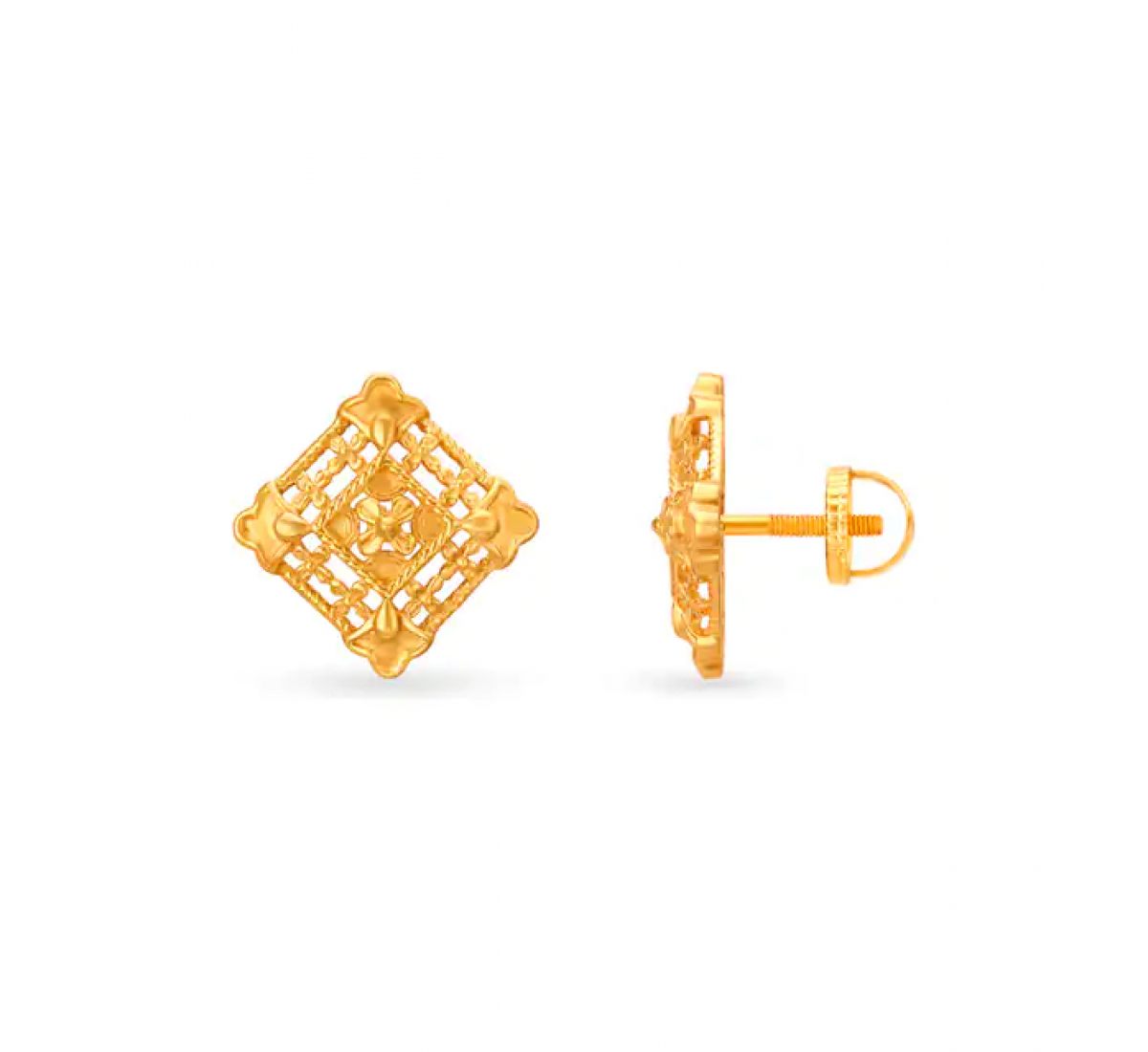 Unique Enchanting Gold Stud