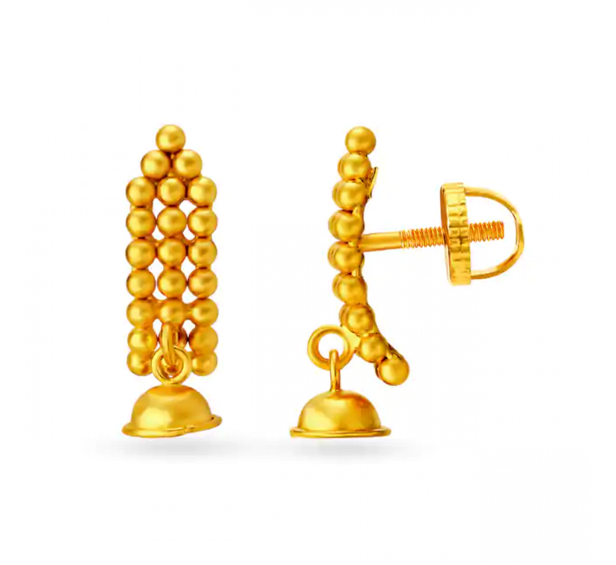 Dolly Drop Gold Earrings