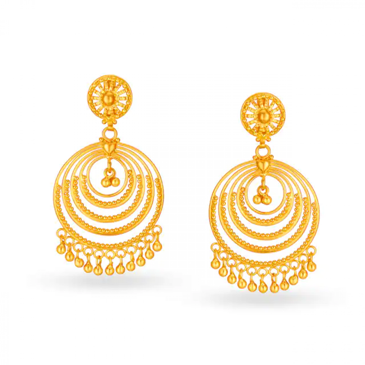 Tanvi Chandbali Gold Earrings