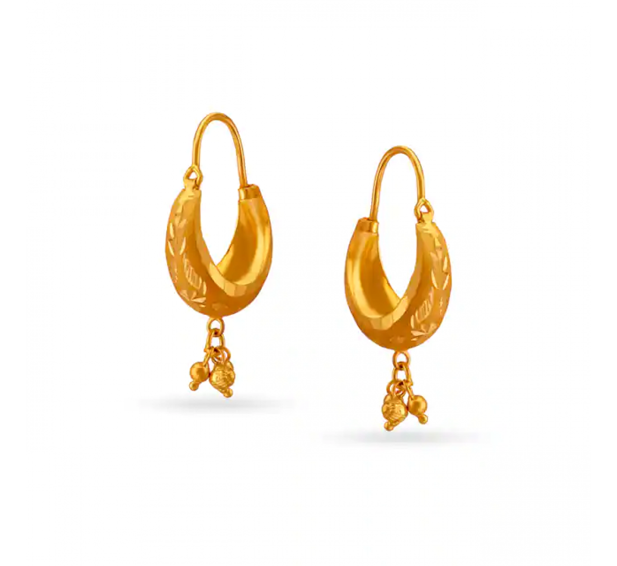 Tapan Hoop Gold Earrings