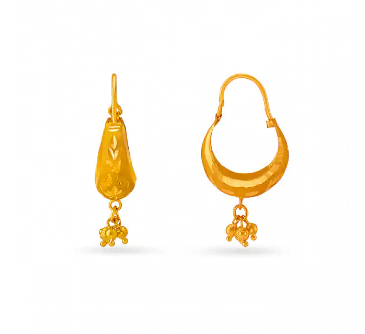 Tapan Hoop Gold Earrings
