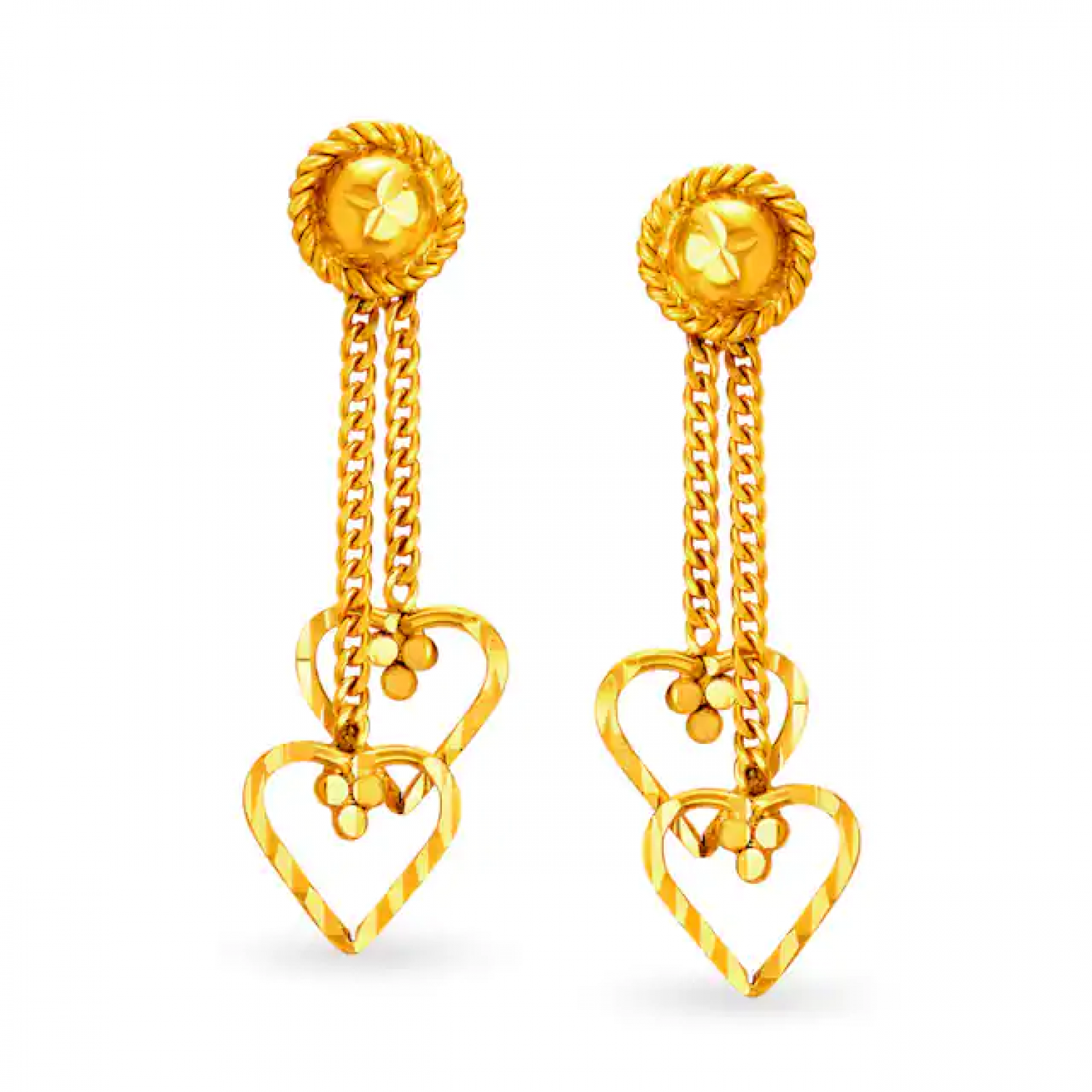 Flamboyant Gold Leaf Drops