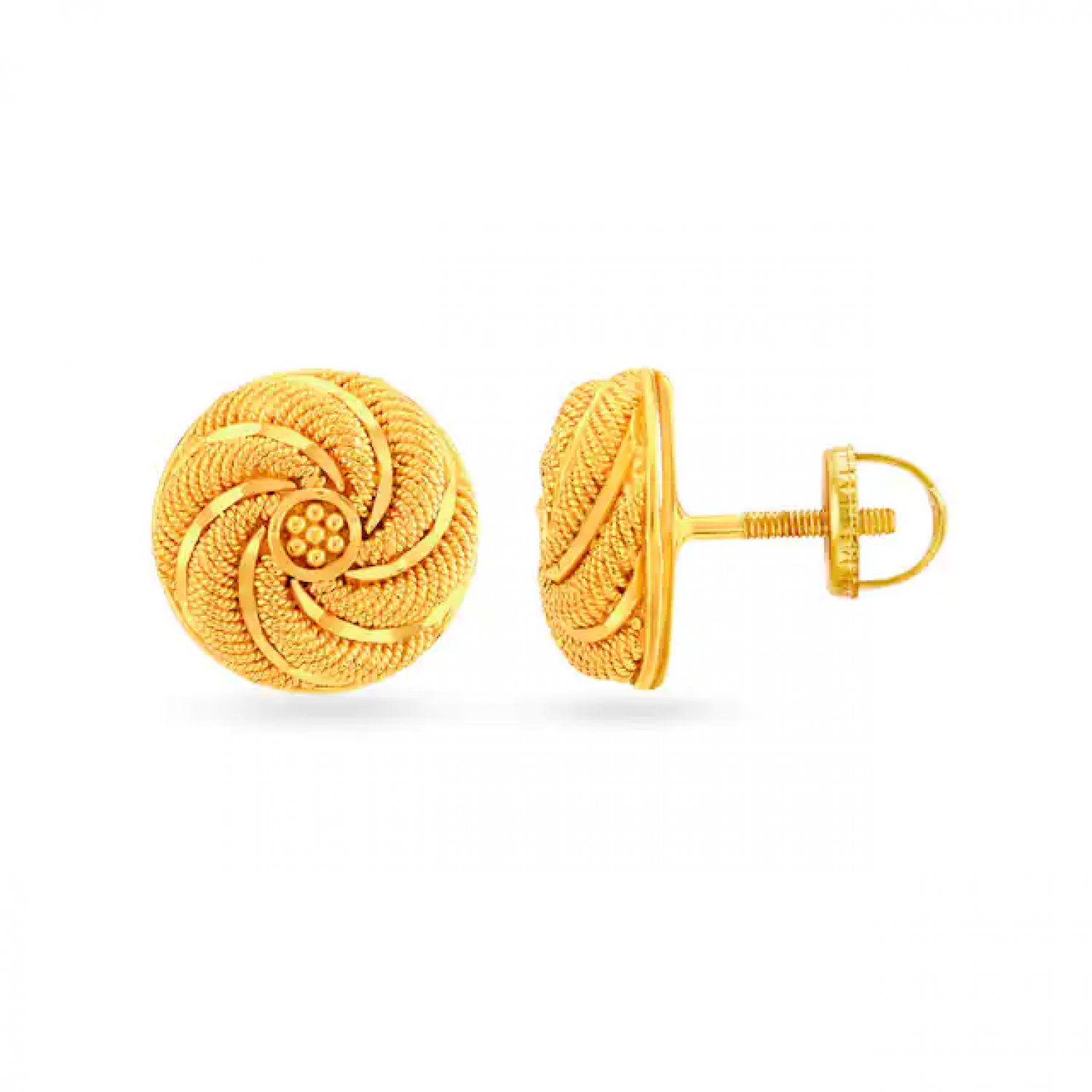 Geometric Yara Gold Studs
