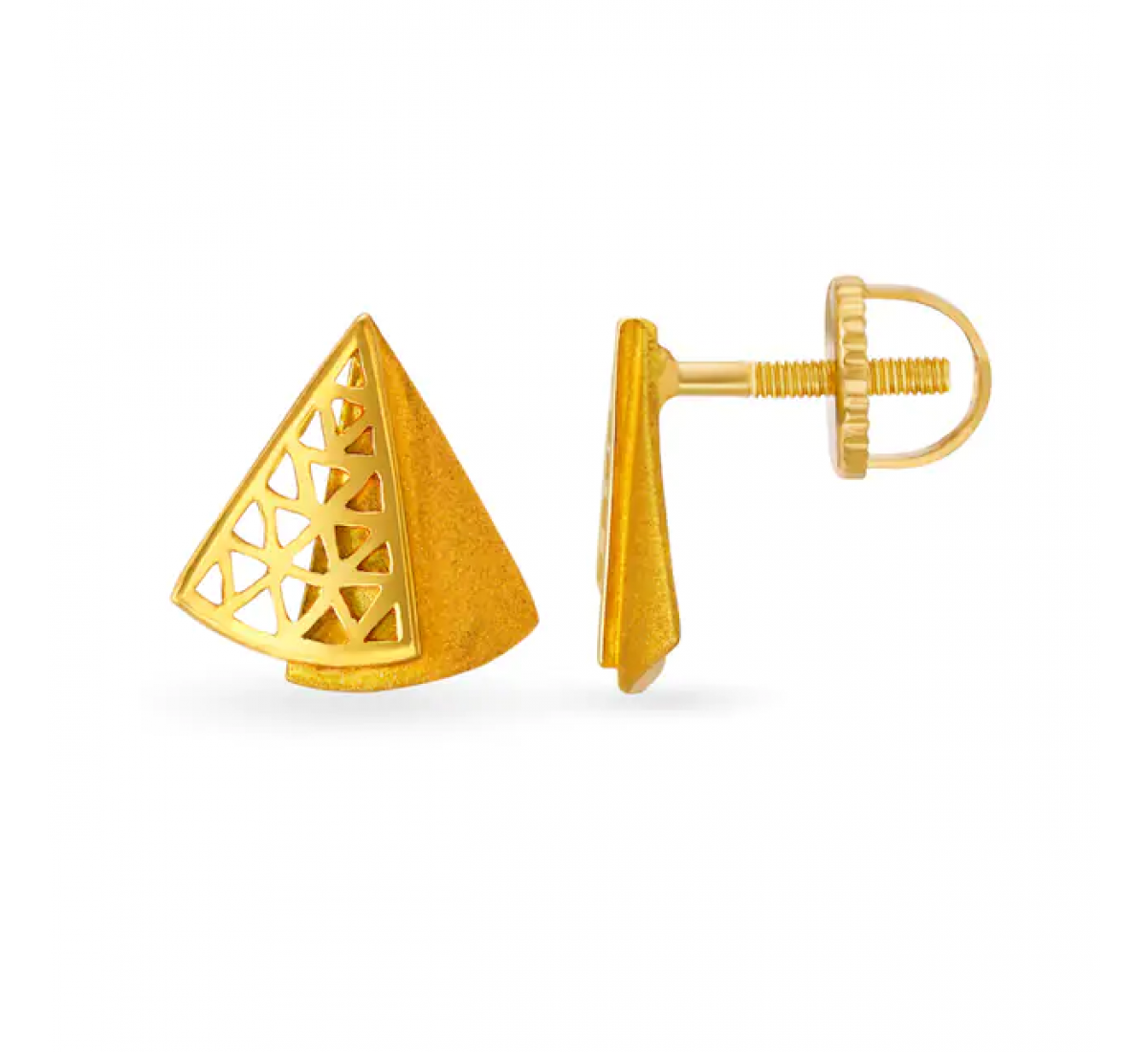 Sophisticated Gold Studs