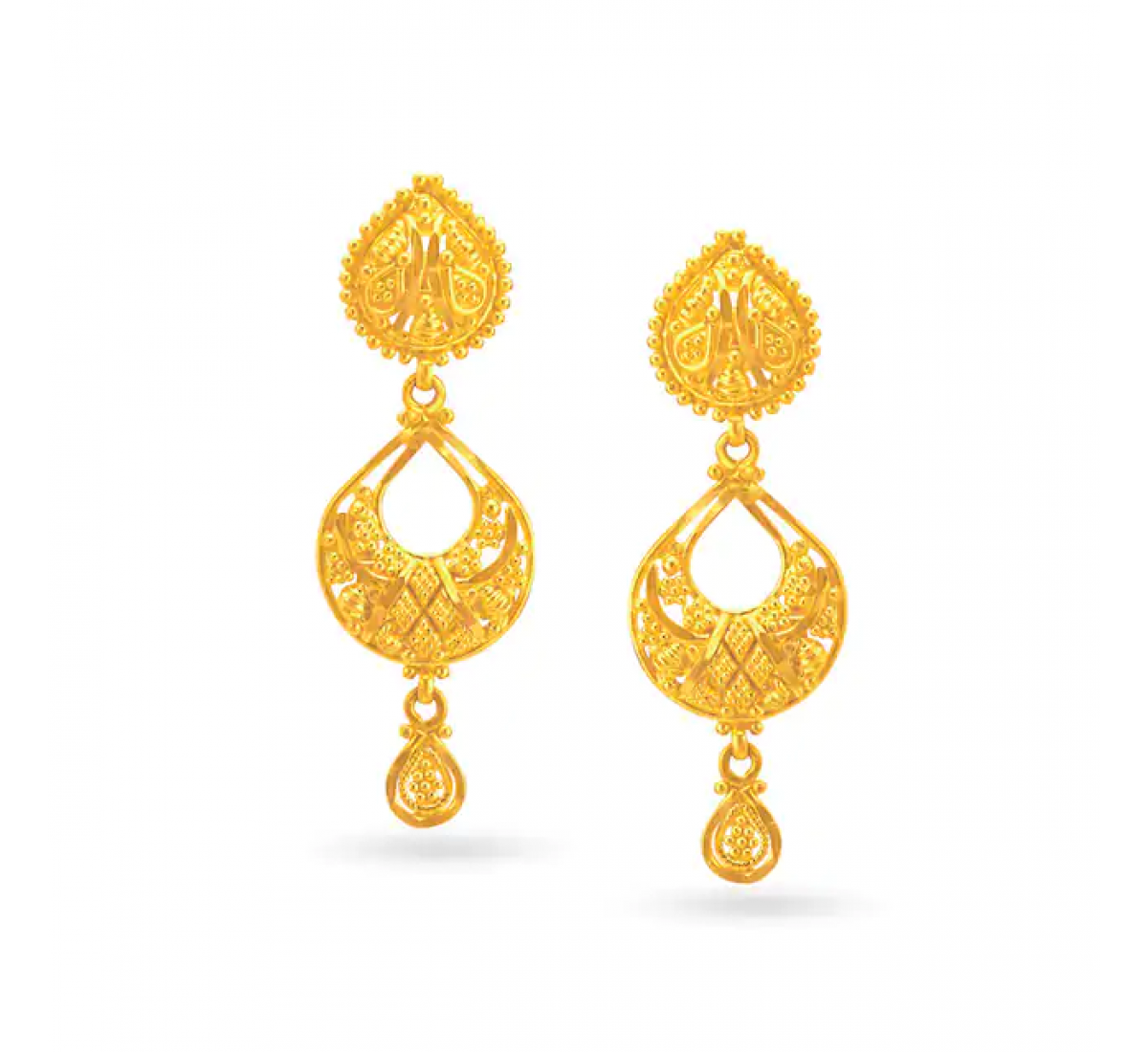 Sienna Drop Gold Earrings