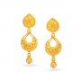 Sienna Drop Gold Earrings