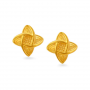 Ria Gold Geometric Flower Stud