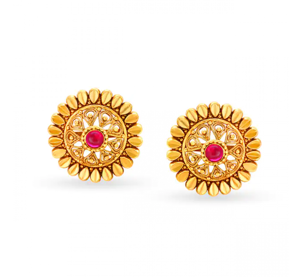 Magnificent Antique Gold Stud