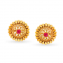 Magnificent Antique Gold Stud