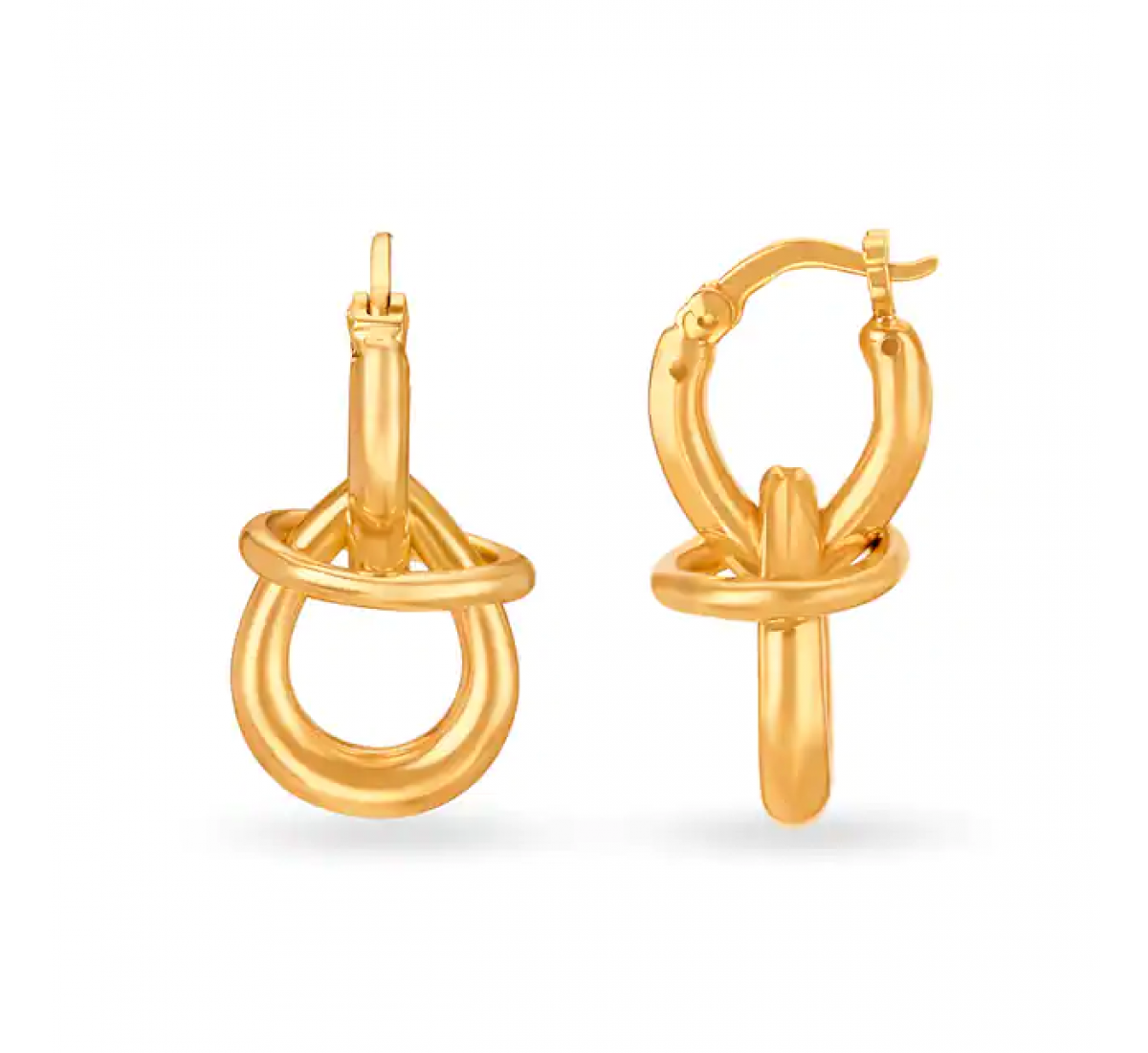 Claire Hoop Gold Earrings