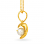 Pearl Isla Heart Gold Pendant
