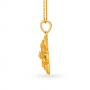 Exquisite Floral Gold Pendant