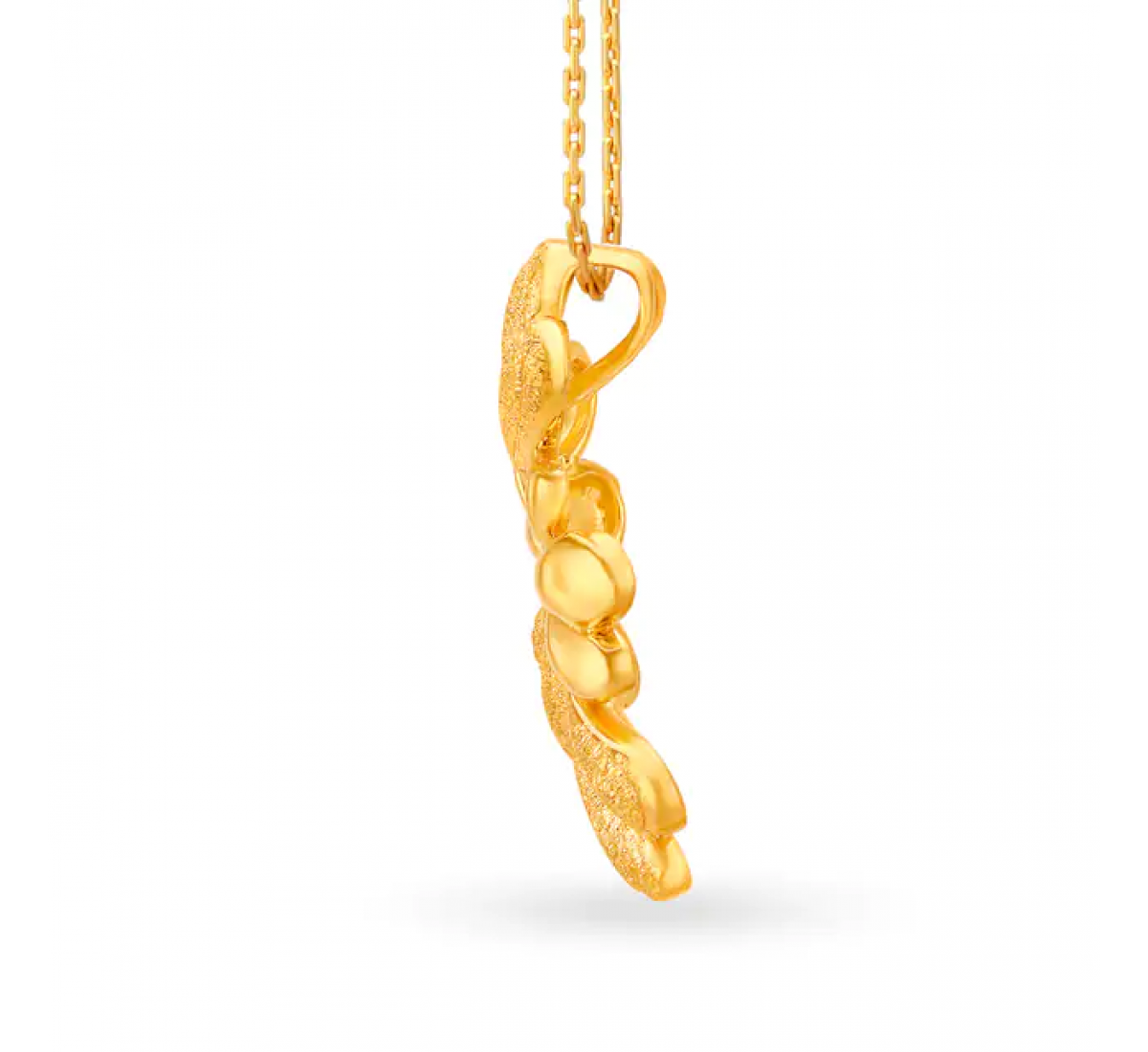 Charming Gold Abstract Pendant