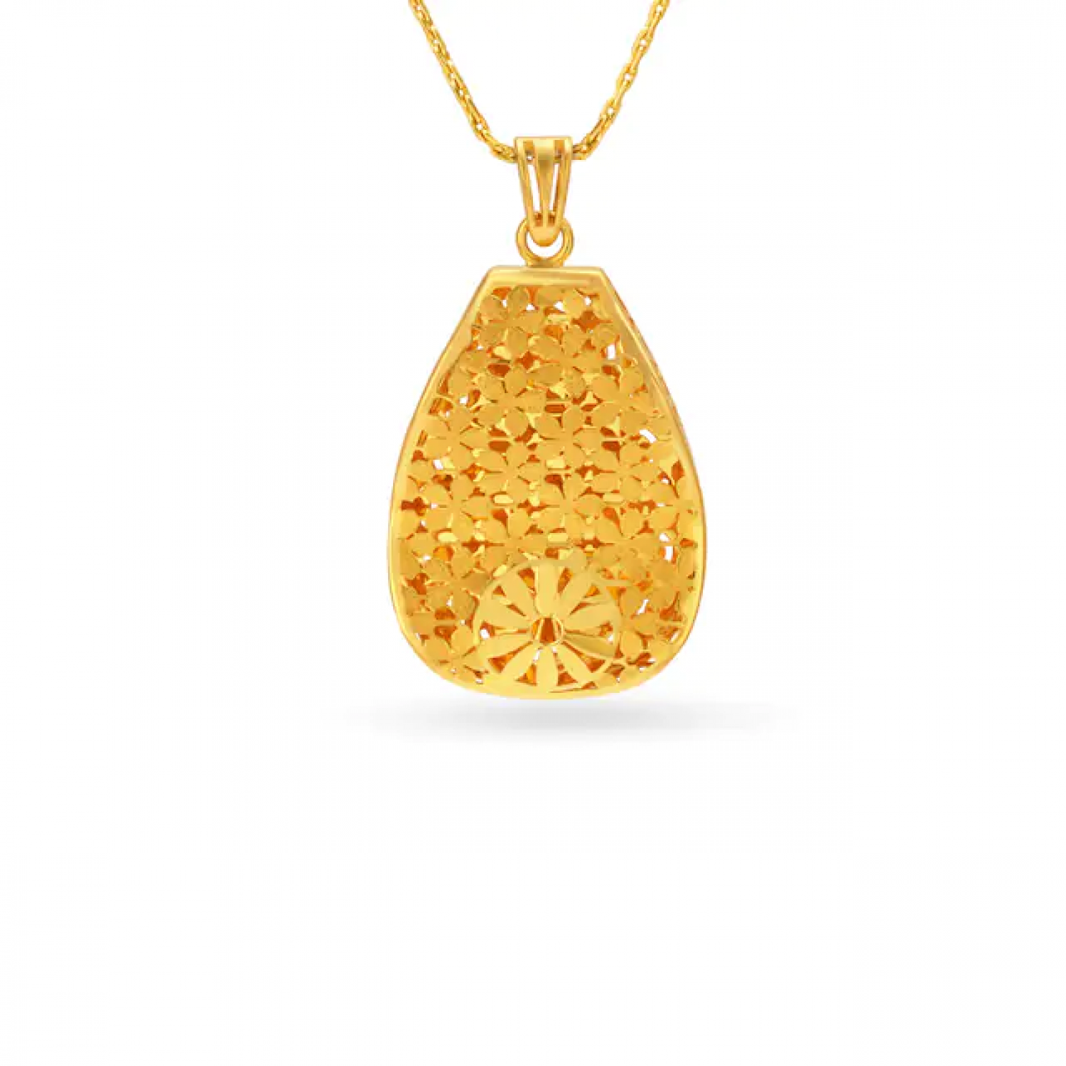 Deziree Floral Gold Pendant