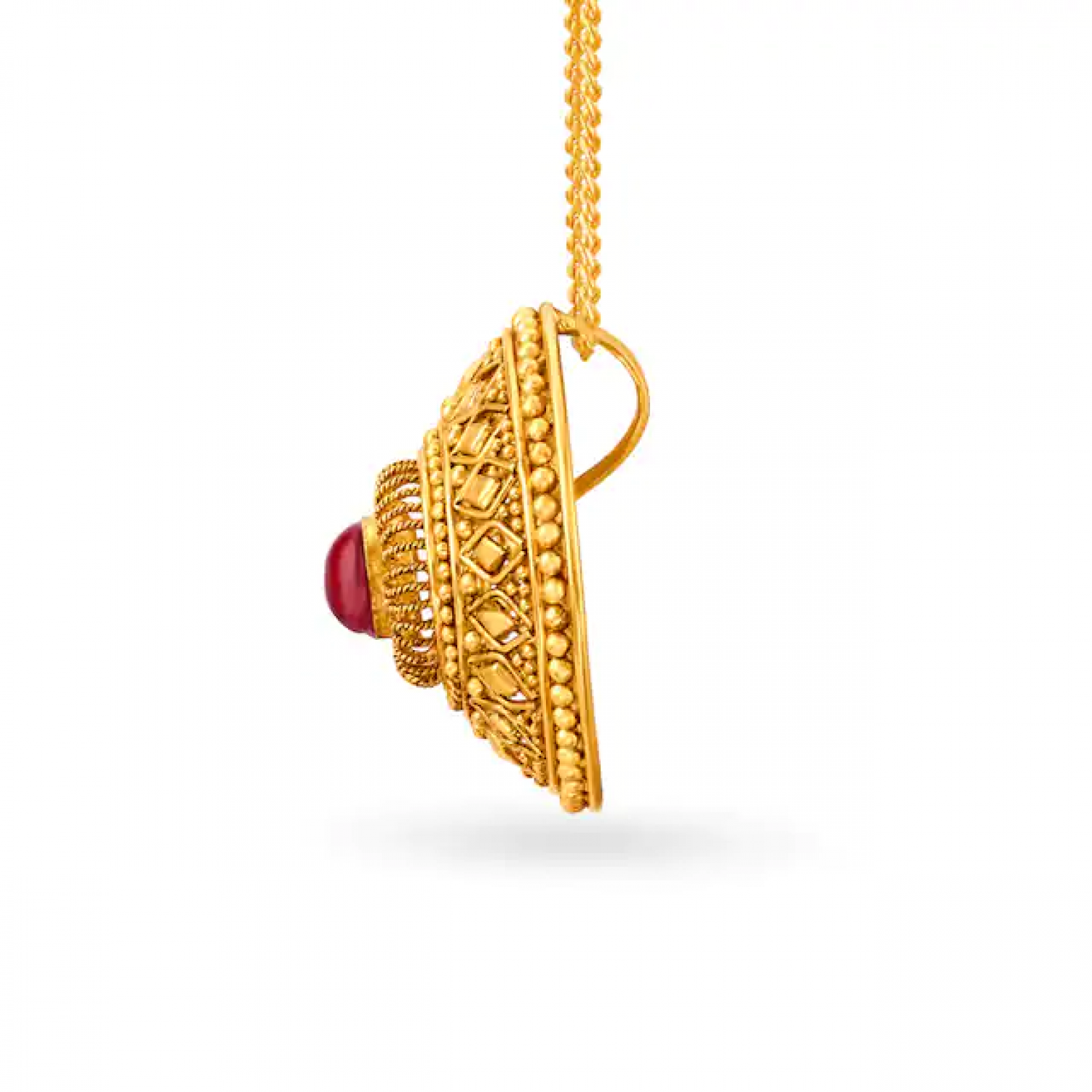 Rustic Gold Pendant Set