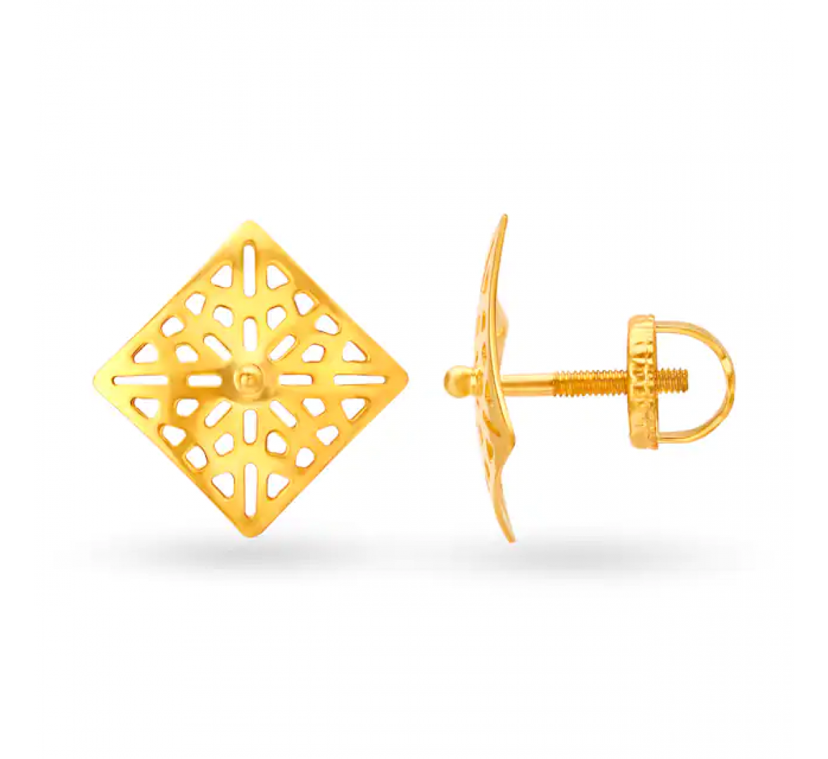 Geometeic Gold Pendant Set