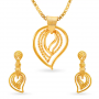 Stunning Gold Pendant Set