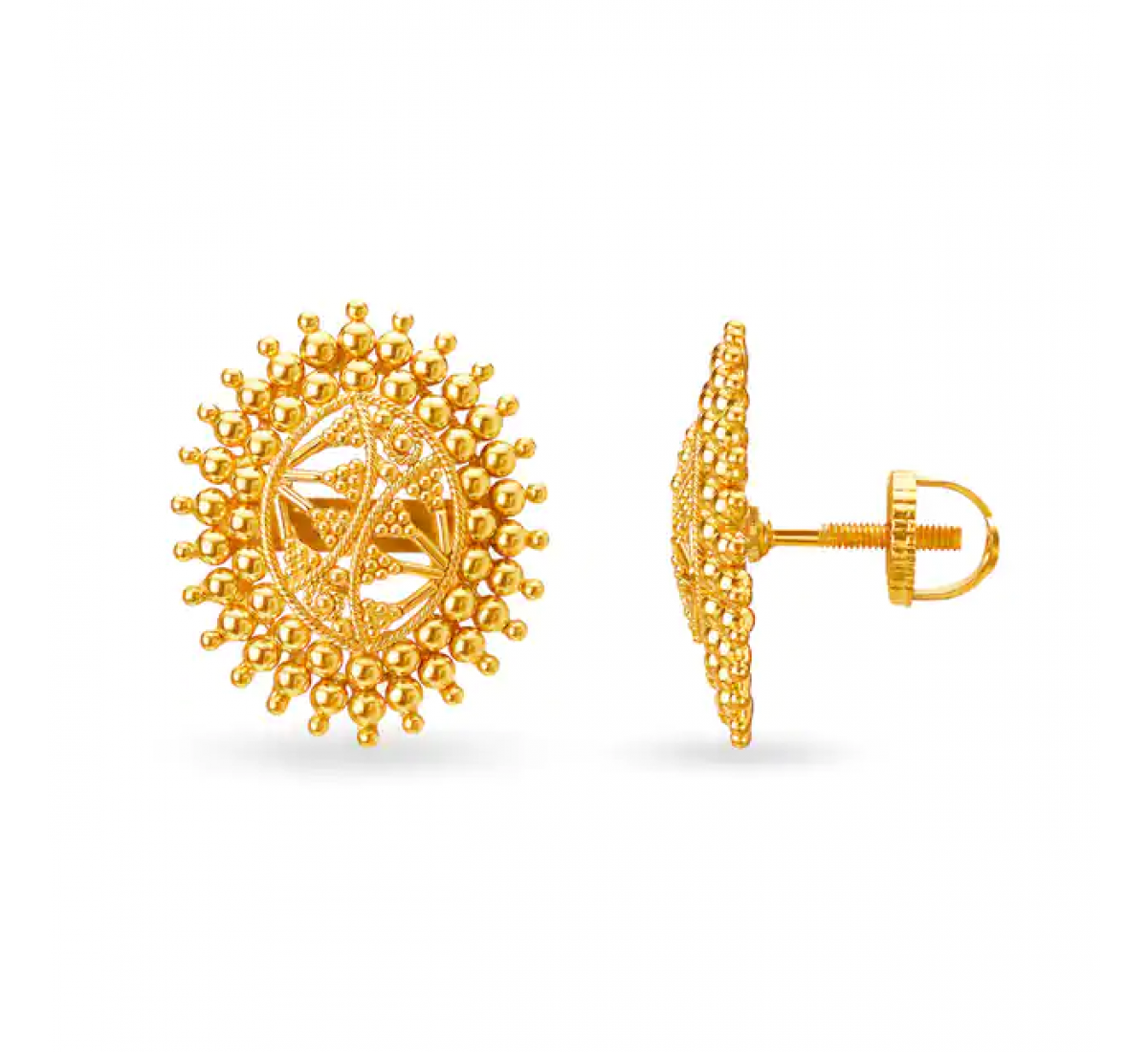 Radiant Gold Pendant Set